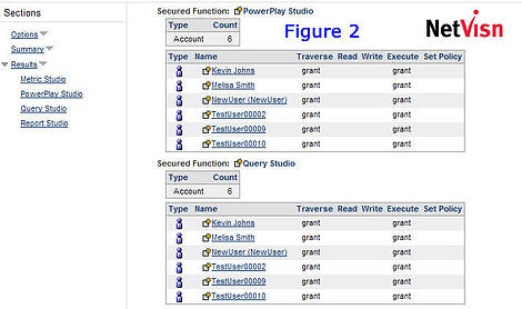 netvisn powerplay studio and query studio screenshot