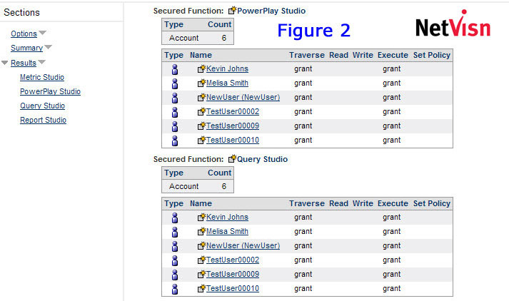 netvisn powerplay studio and query studio screenshot