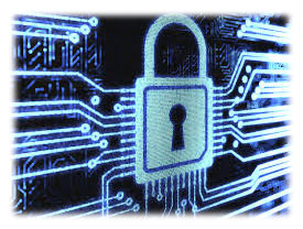 graphic of digital padlock representing cognos security